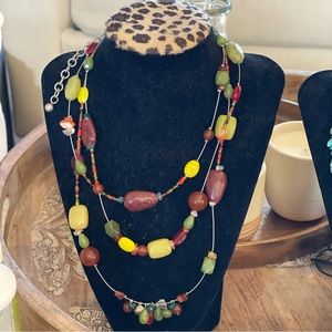 Chico’s floating gems necklace